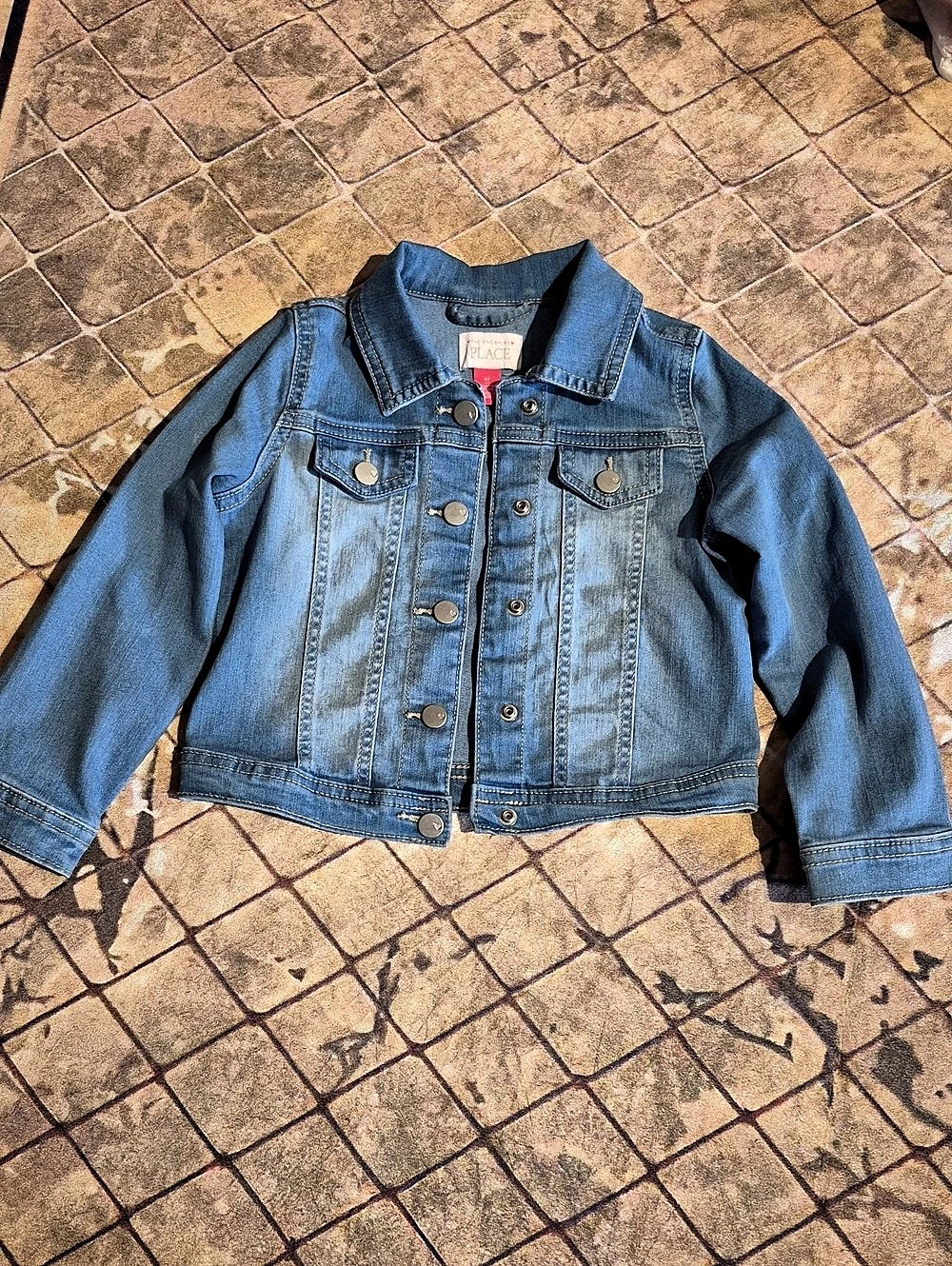 🎈6/30🎈The Children's Place Classic Denim Jacket Blue Girls 4T